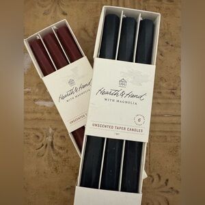 Hearth & Hand Twist Taper Candles- 2 Sets